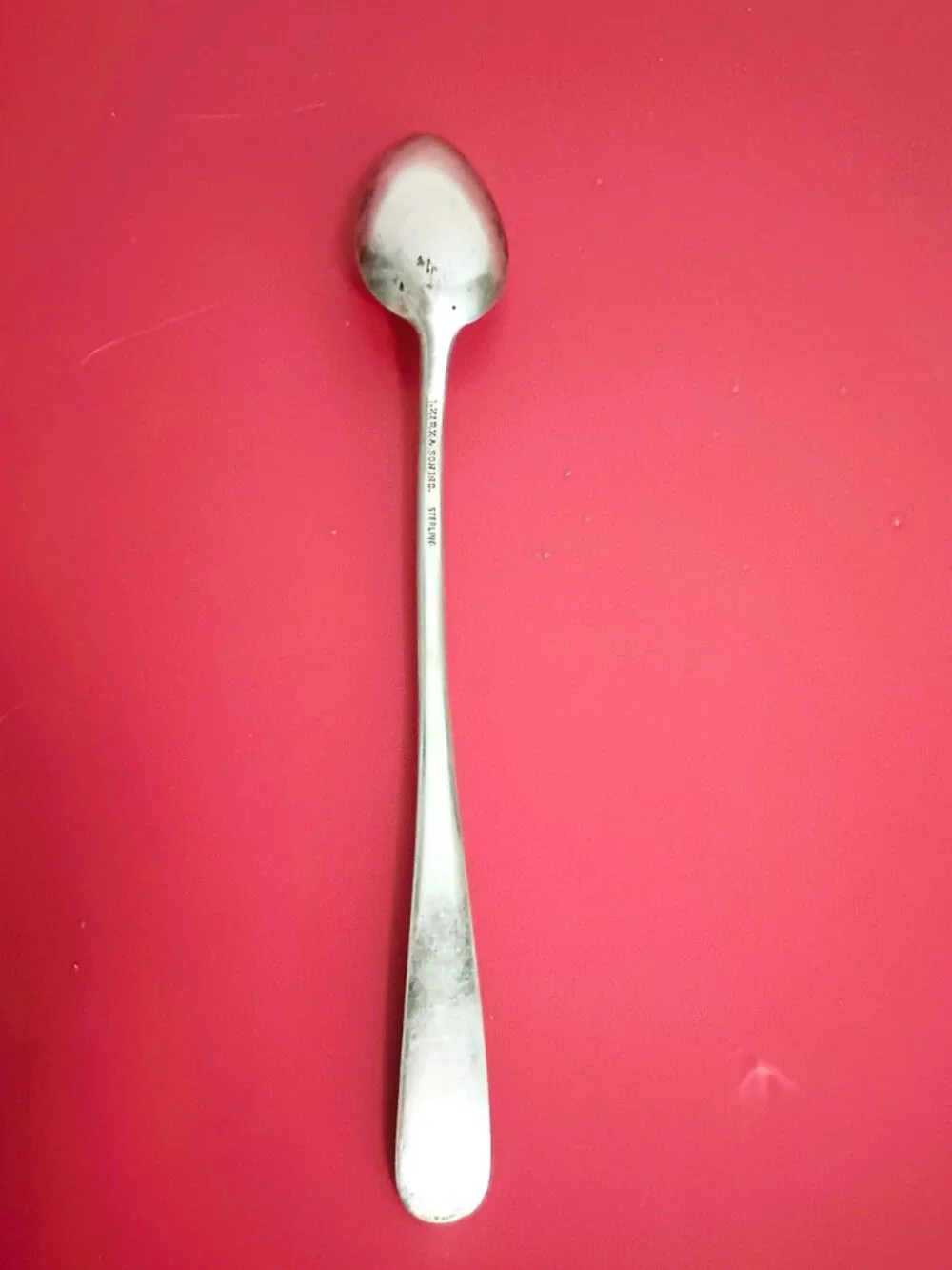 S. Kirk & Son Sterling Silver Repousse Iced Tea Spoon